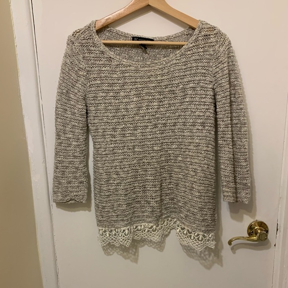 Gray Knit Top - Picture 1 of 4